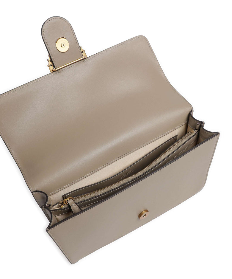 Pinko Love One Classic New Buckle Crossbody bag grigio talpa/antique gold