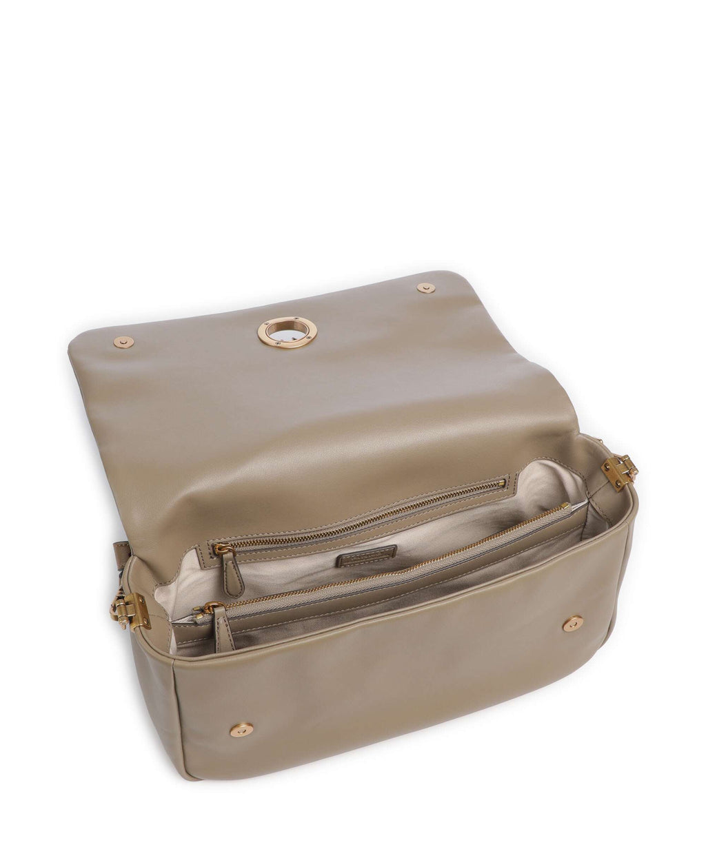 Pinko Click Soft Horizontal Shoulder bag marrone/caramella/antique gold