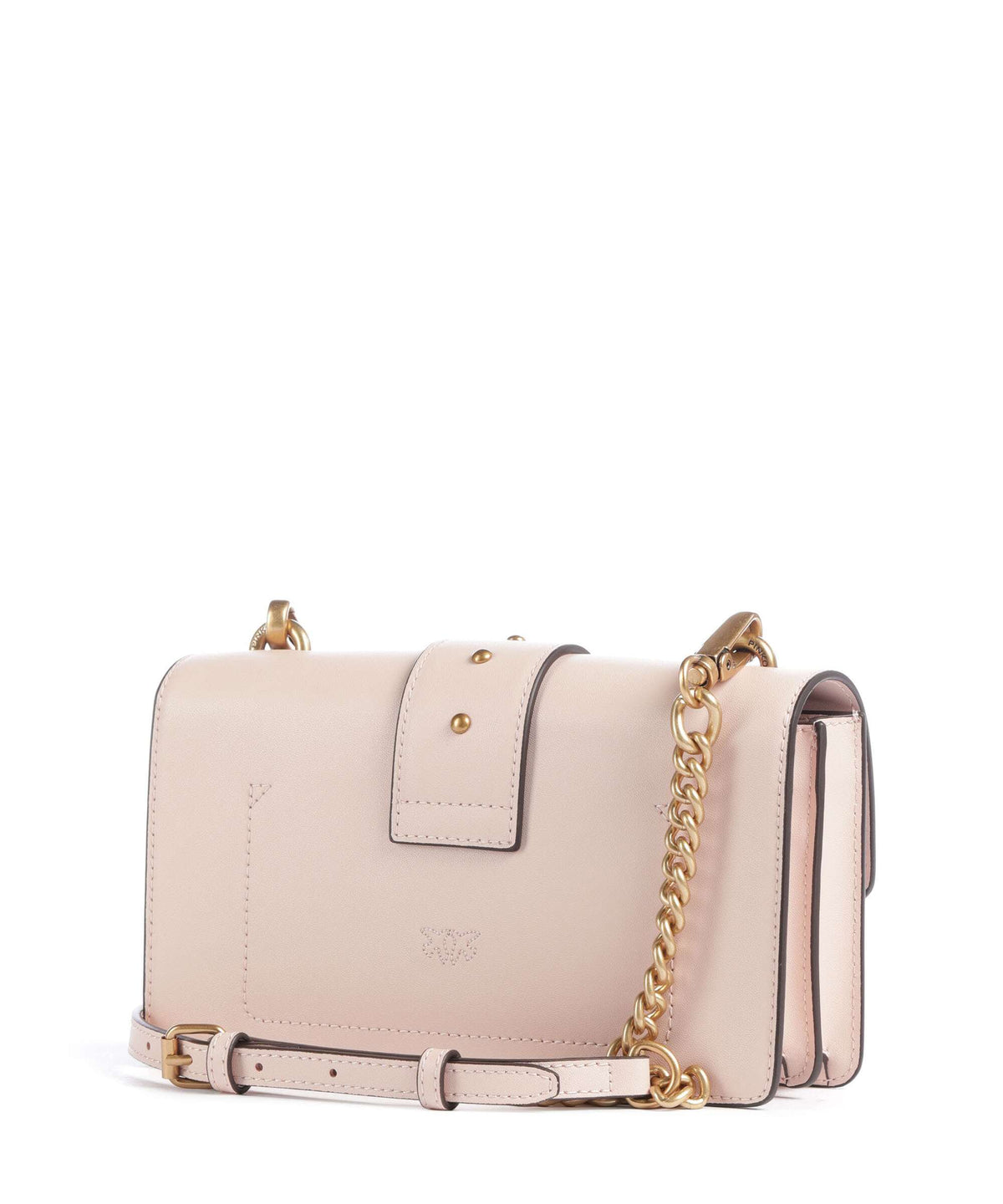 Pinko Love One Mini Crossbody bag rosa cammeo/antique gold