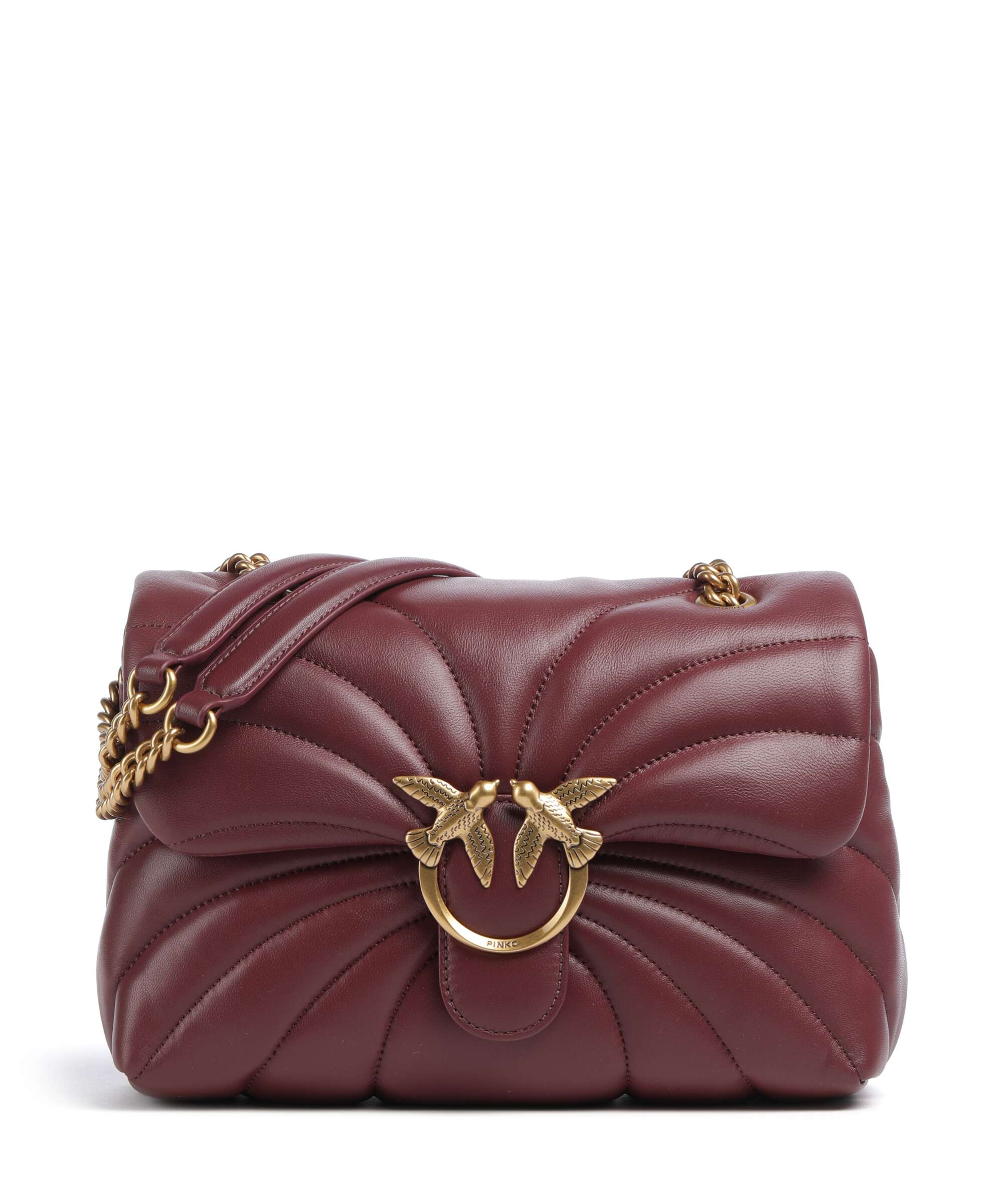Pinko Love Puff Classic Shoulder bag ribes intenso/antique gold