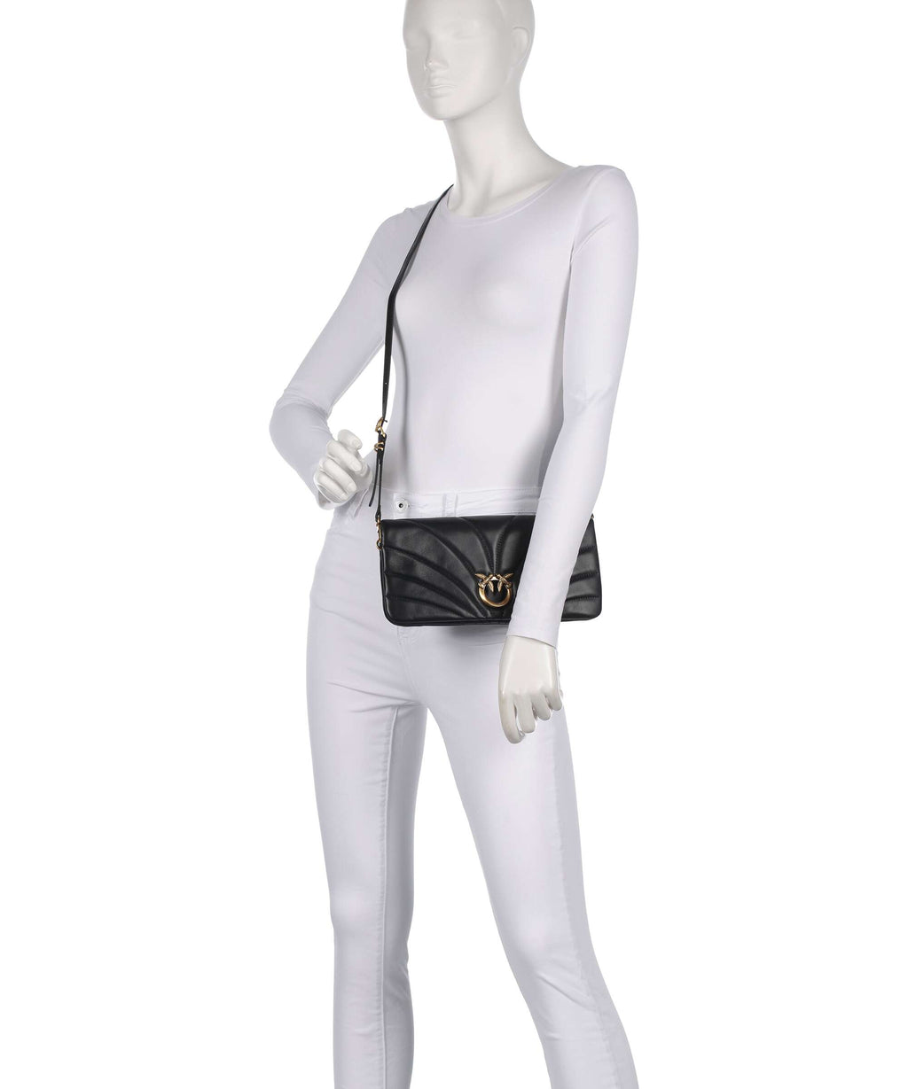 Pinko Click Horizontal Classic Crossbody bag nero/antique gold