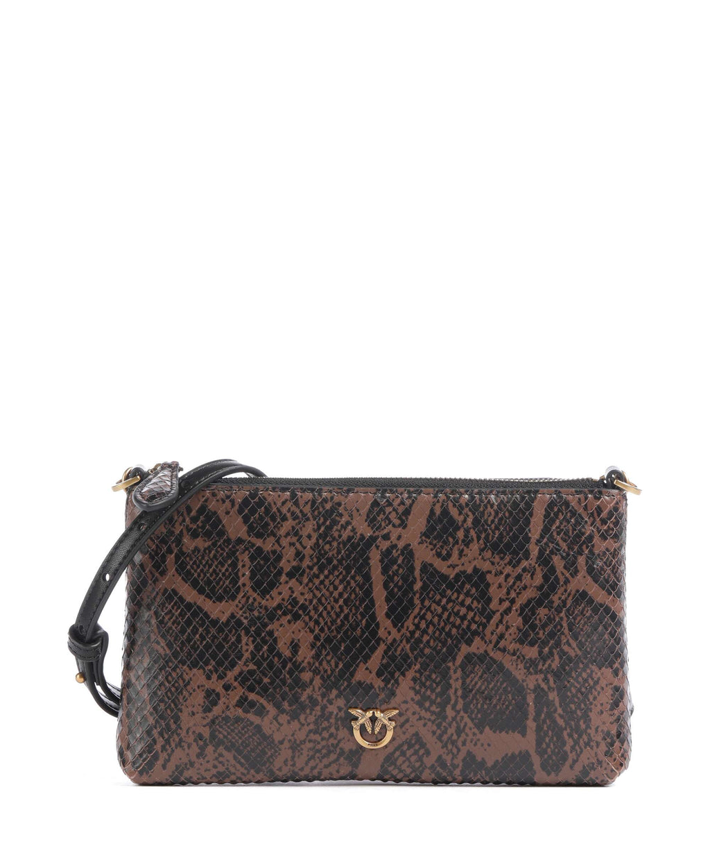 Pinko Flat Mini Crossbody bag roccia/marrone/antique gold
