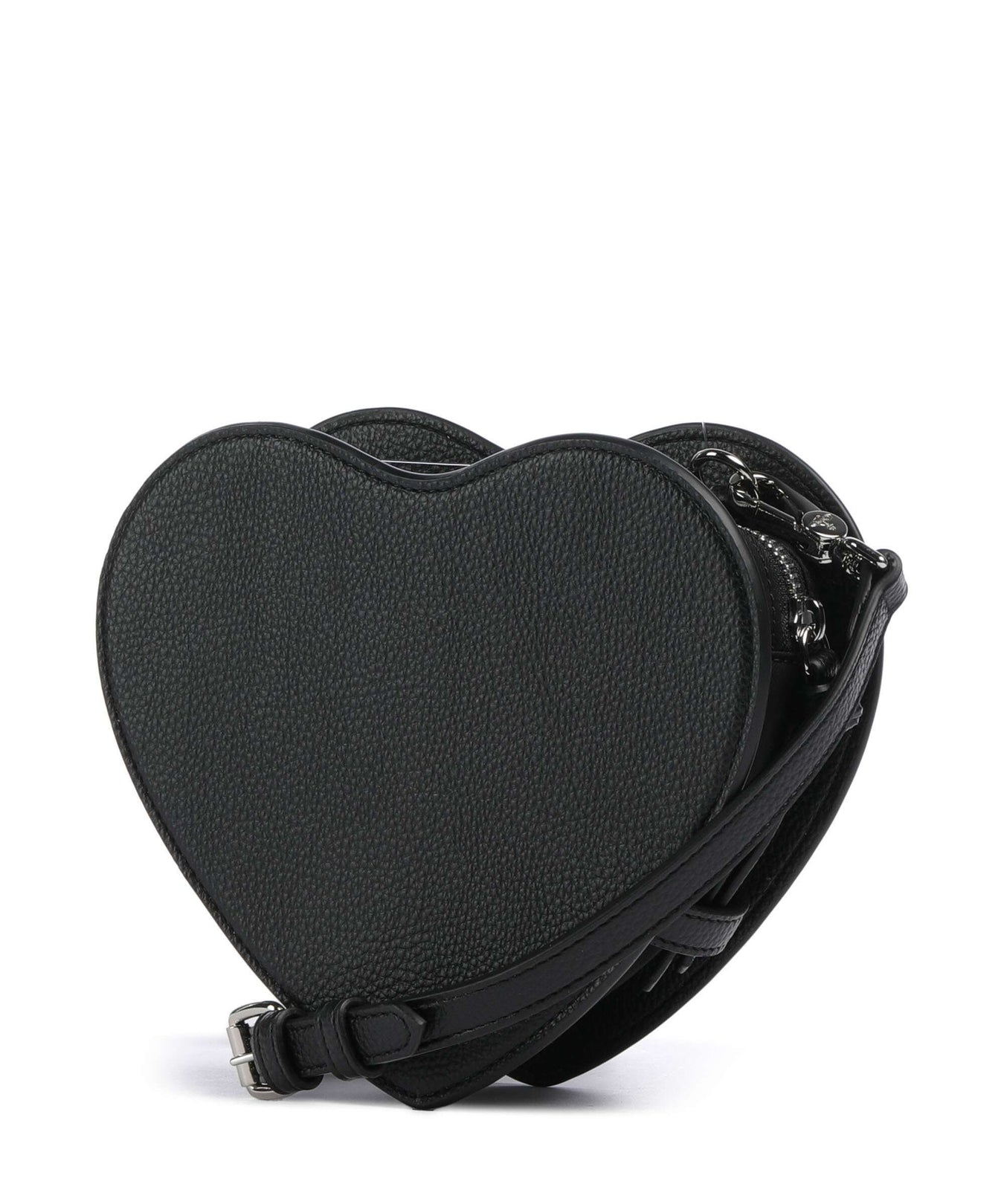 Vivienne Westwood Louise Heart Grain Crossbody bag black
