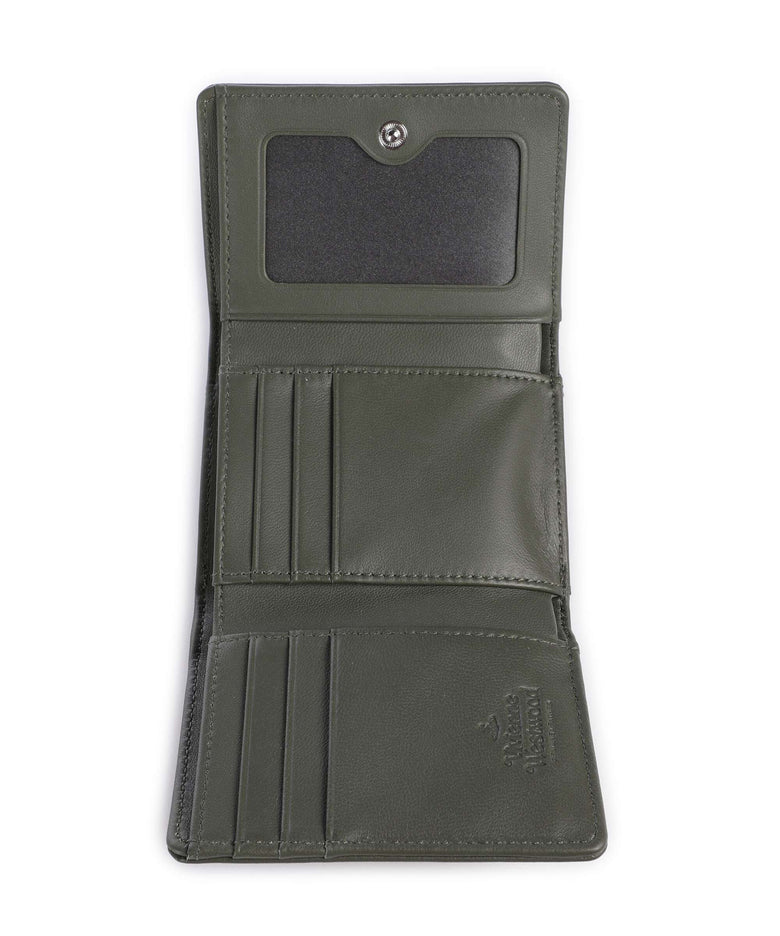 Vivienne Westwood Frame Nappa Small Wallet green
