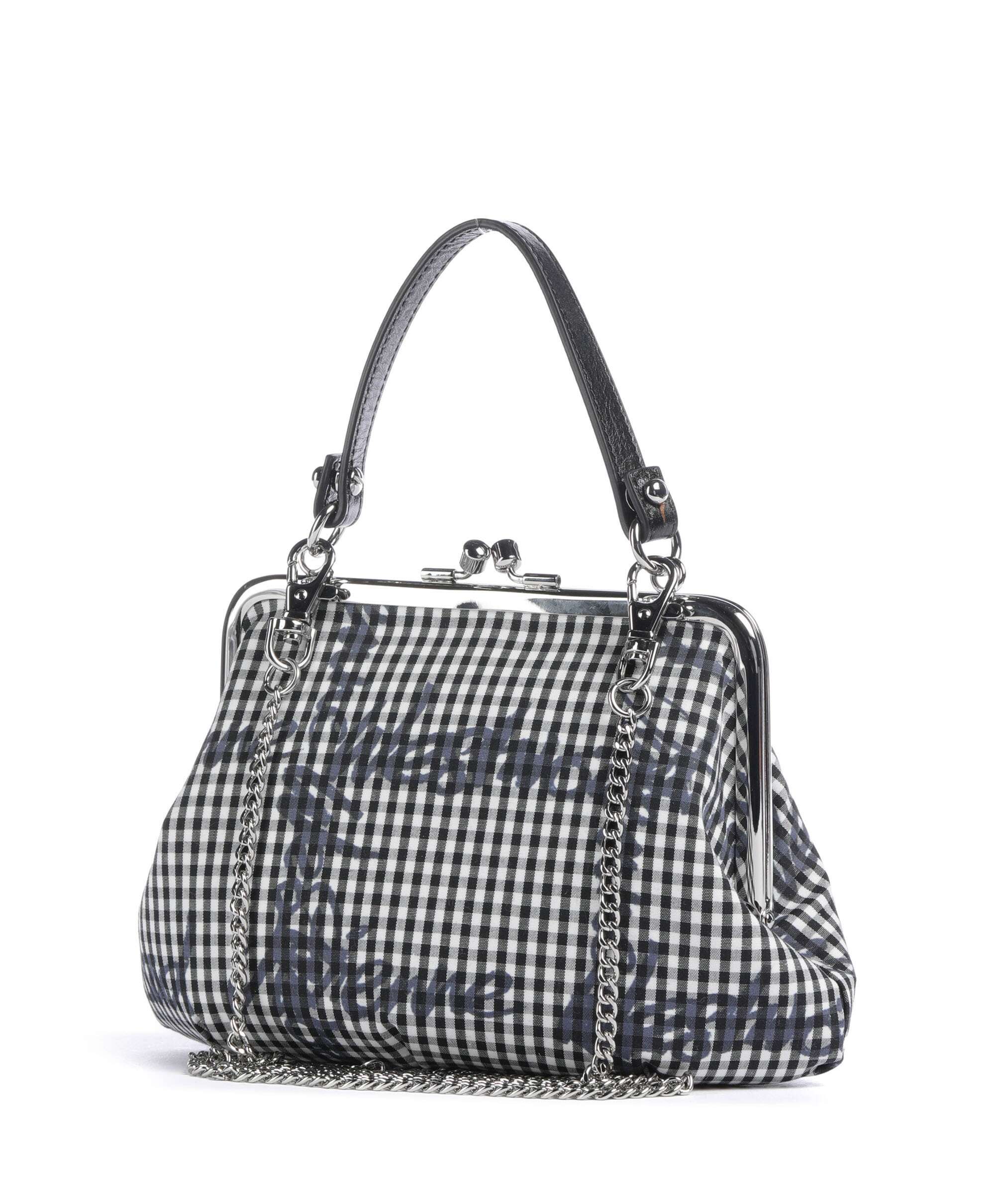 Vivienne Westwood Granny Frame Print Classic Crossbody bag gingham/black