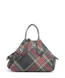Vivienne Westwood Yasmine Saffiano Printed Small Borsa a mano chelsea tartan