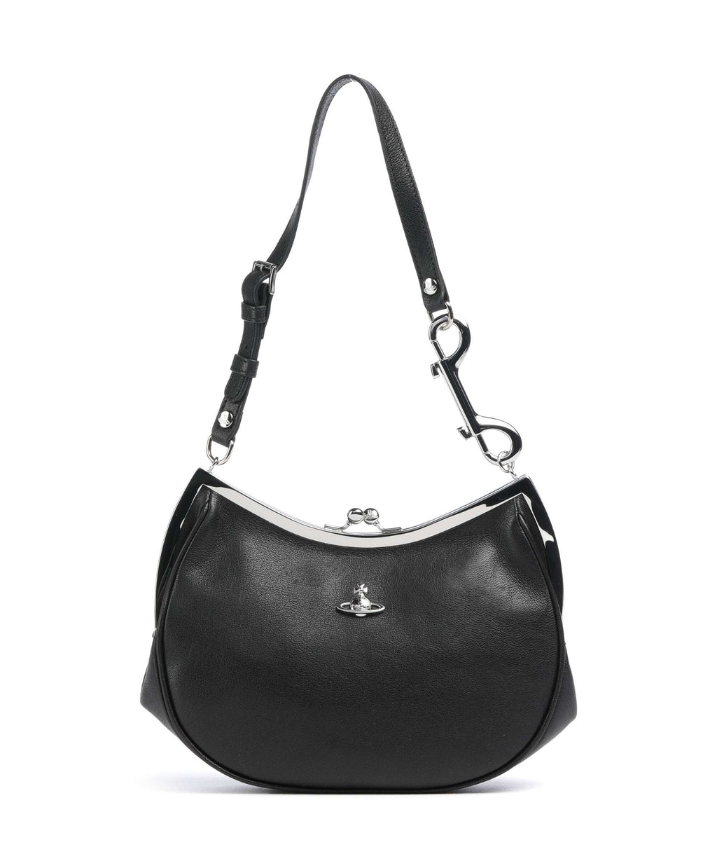 Vivienne Westwood Charm Frame Supple Shoulder bag black