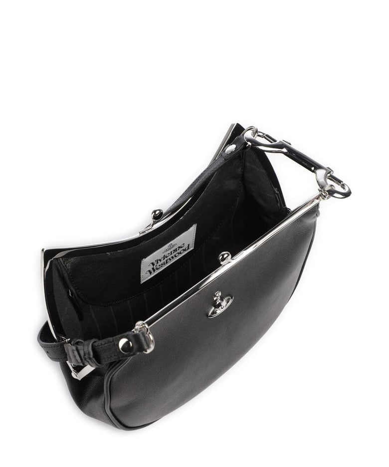 Vivienne Westwood Charm Frame Supple Shoulder bag black