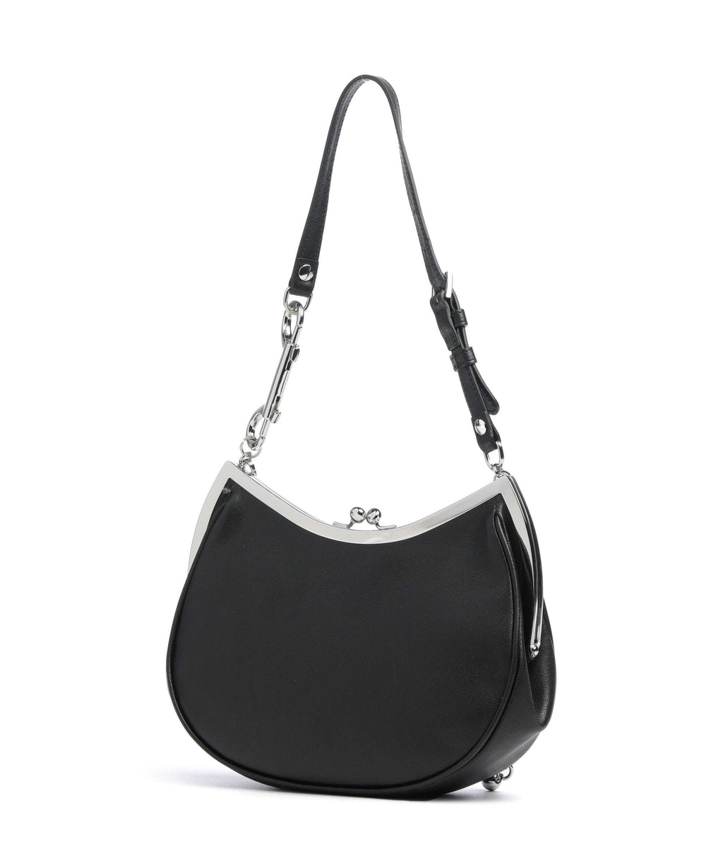 Vivienne Westwood Charm Frame Supple Shoulder bag black