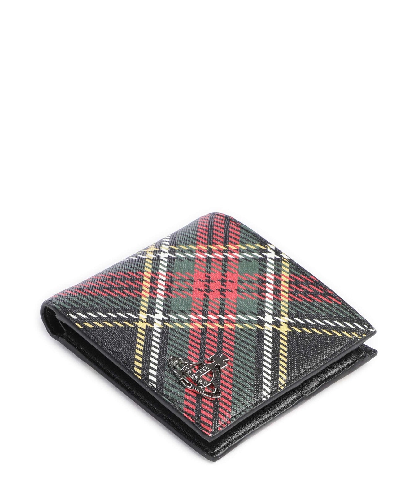 Vivienne Westwood Saffiano Printed Wallet chelsea tartan
