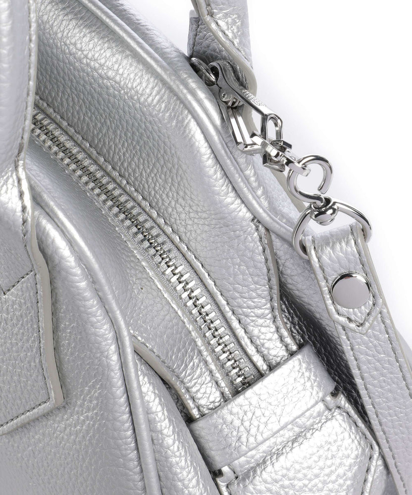 Vivienne Westwood Yasmine Grain Small Handbag silver