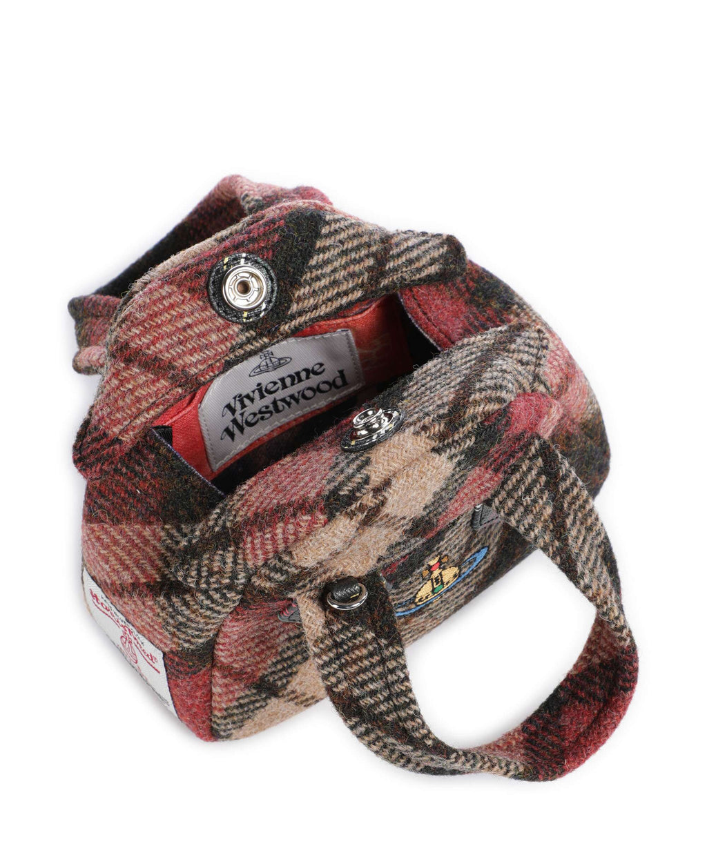 Vivienne Westwood Archive Harris Tweed Check Mini Crossbody bag light check