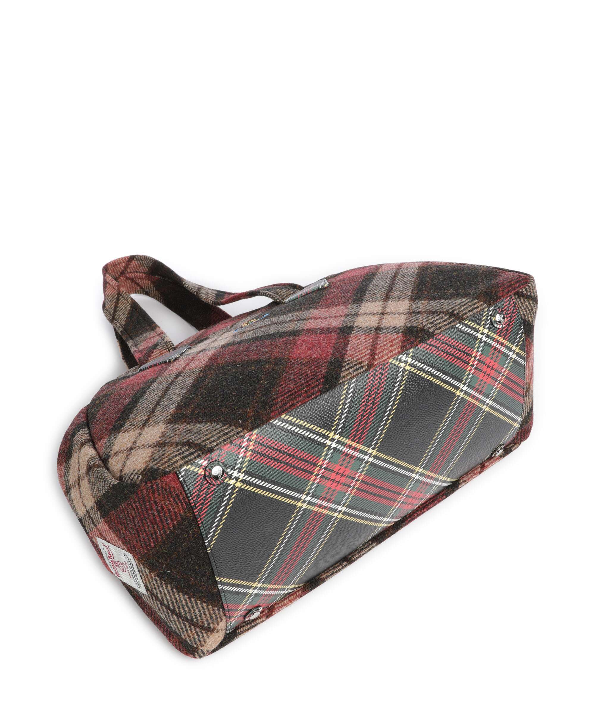 Vivienne Westwood Archive Harris Tweed Check Large Tote bag light check