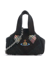 Vivienne Westwood Archive Harris Tweed Check Mini Sac bandoulière dark check