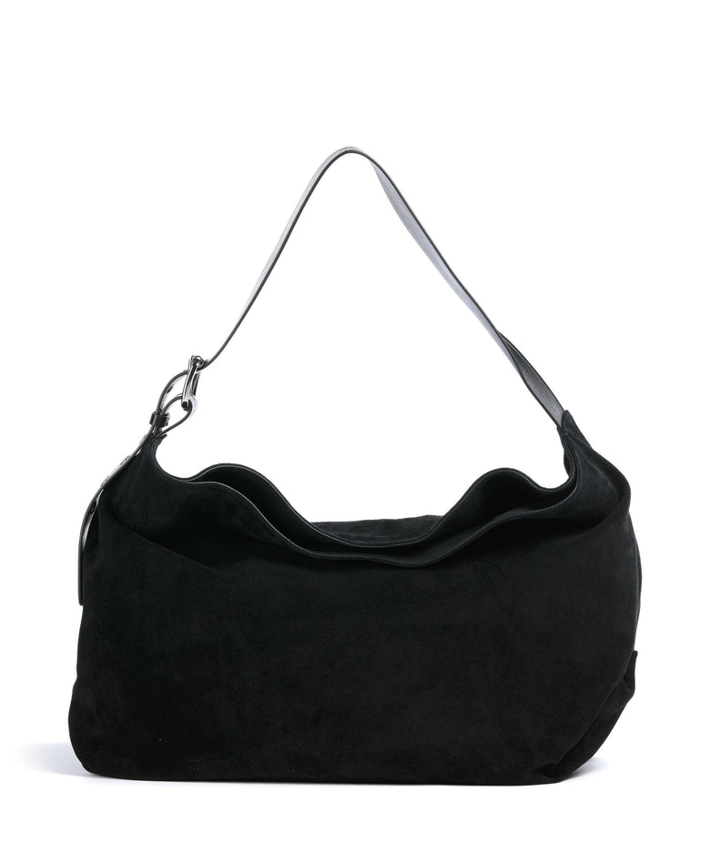 Vivienne Westwood Maxime Suede Large Hobo bag black