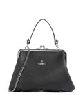 Vivienne Westwood Granny Frame Saffiano Handbag black