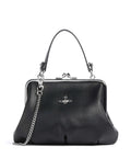 Vivienne Westwood Granny Frame Grain Handbag black