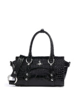 Vivienne Westwood Bettina Embossed Croc Mini Borsa a mano black