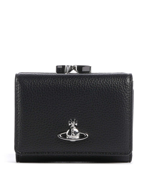 Vivienne Westwood Frame Grain Small Wallet black