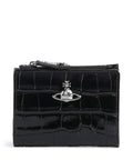 Vivienne Westwood Embossed Croc Slim Wallet black