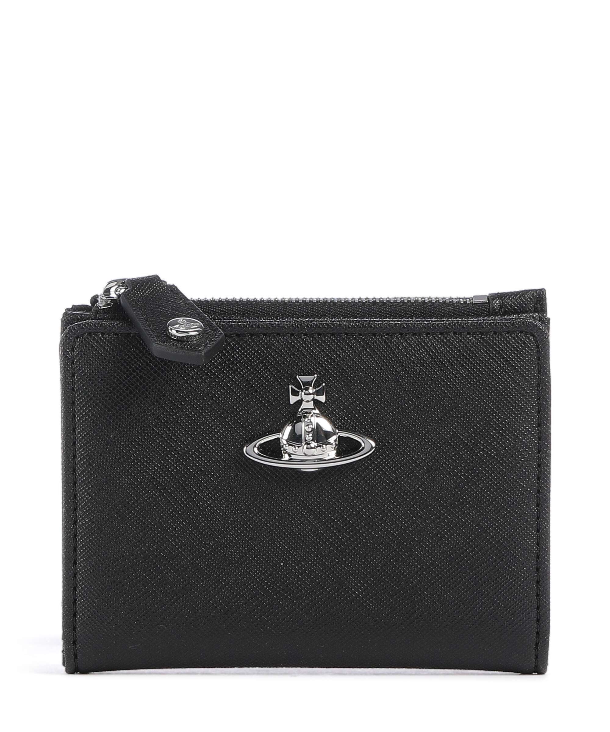 Vivienne Westwood Saffiano Plain Slim Credit card holder black