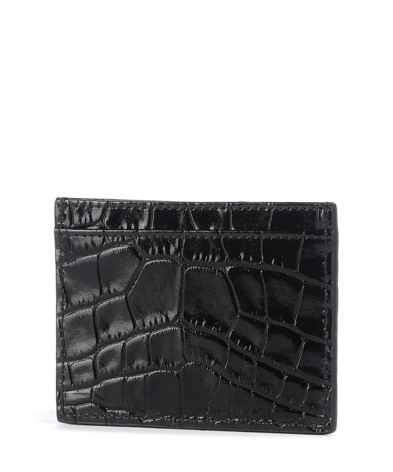 Vivienne Westwood Embossed Croc Credit card holder black