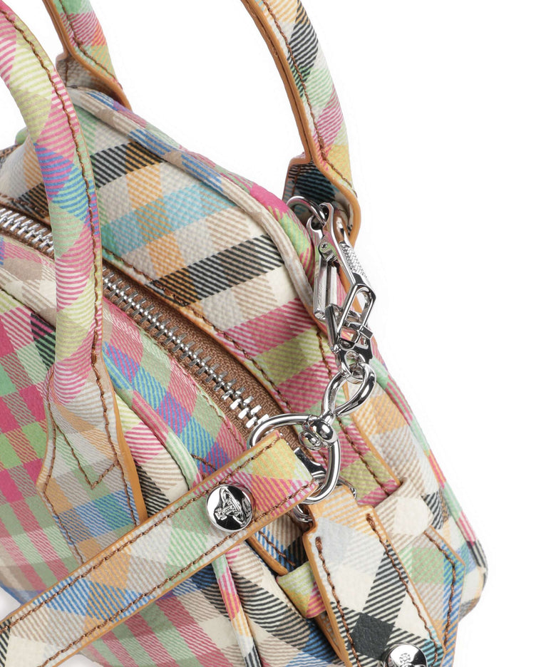 Vivienne Westwood Yasmine Buccia D'Arancia Mini Crossbody bag heather plaid