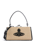 Vivienne Westwood Doll Frame XL Handbag natural