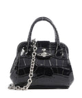 Vivienne Westwood Pamela Embossed Croc Mini Crossbody bag black