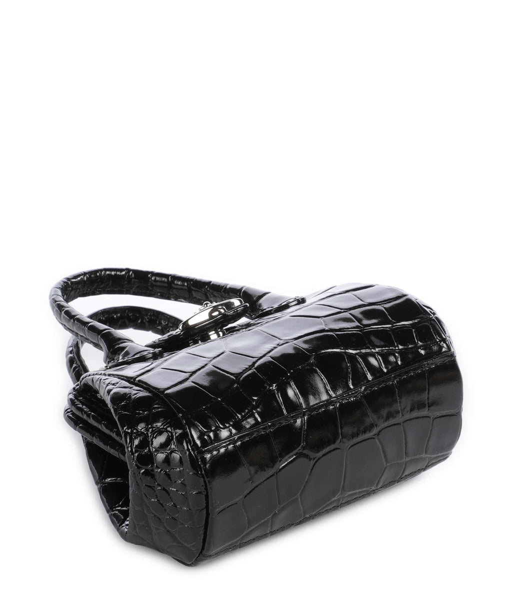 Vivienne Westwood Pamela Embossed Croc Mini Crossbody bag black