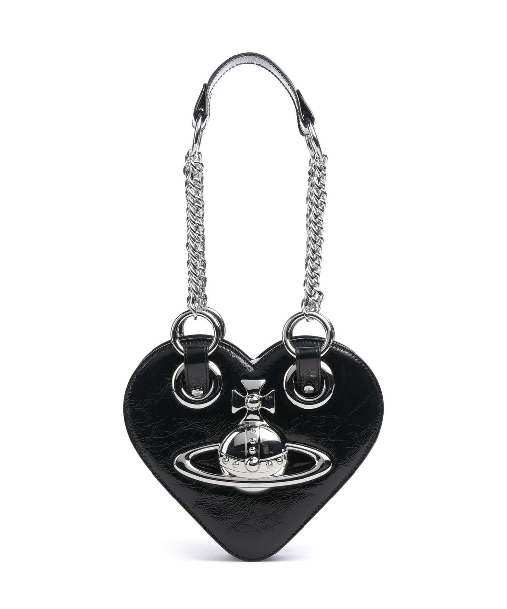 Vivienne Westwood Juliet Heart Naplak Handbag black