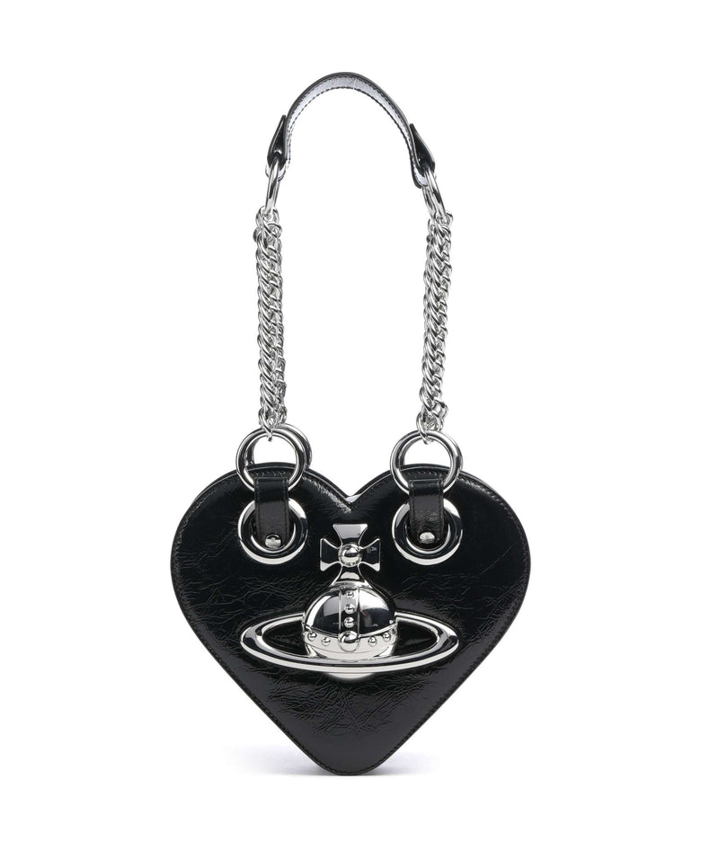Vivienne Westwood Juliet Heart Naplak Handbag black