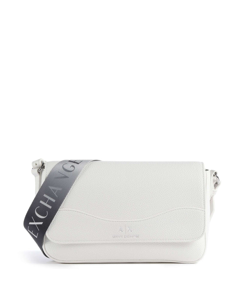 Armani Exchange Wave Crossbody bag bianco