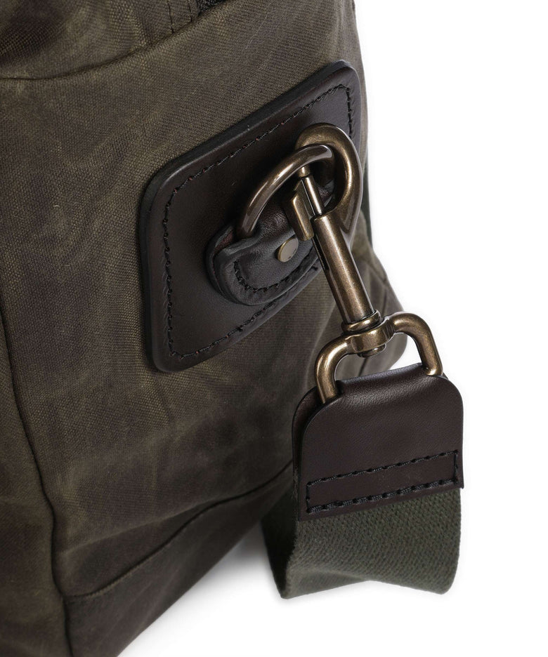 Filson Oil Finish Tin Cloth 24HR Duffle Weekend bag otter green