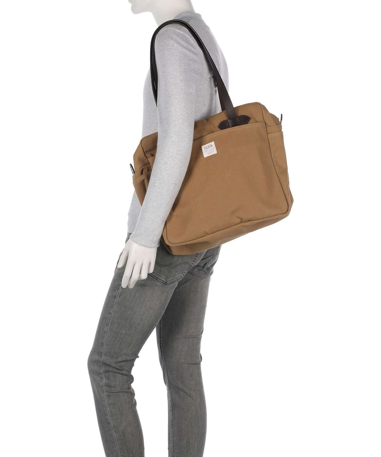 Filson Luggage Twill Tote bag tan