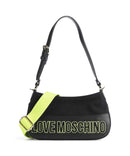 Love Moschino Free-Time Schultertasche nero/lime
