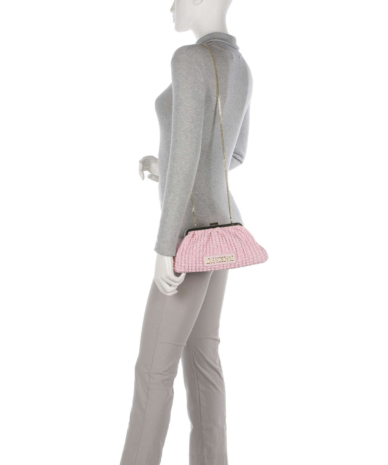 Love Moschino Hug Crossbody bag cipria/poudre