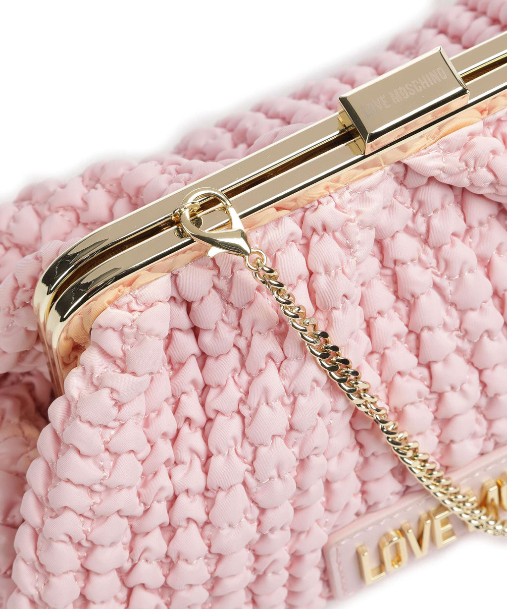 Love Moschino Hug Crossbody bag cipria/poudre