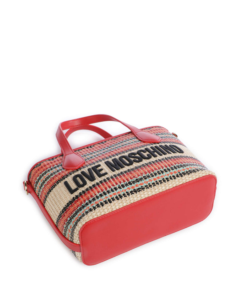 Love Moschino Sunset Stripes Handbag multicolour/red