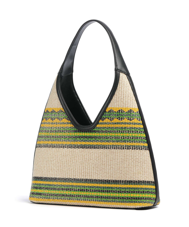 Love Moschino Sunset Stripes Hobo bag multicolour/black