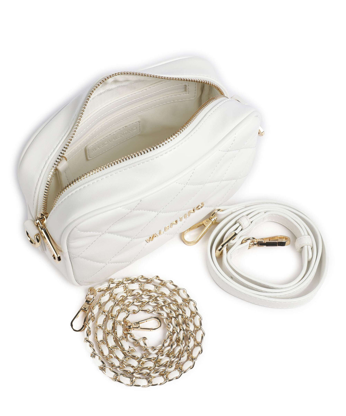 Valentino Bags Ocarina Crossbody bag bianco