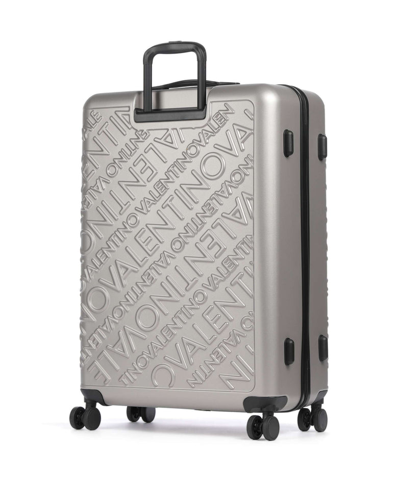 Valentino Bags Mars Spinner (4 wheels) silver