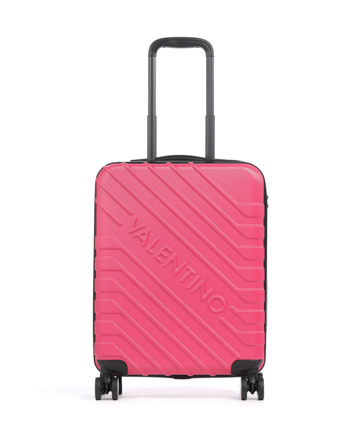 Valentino Bags Starlight Spinner (4 wheels) fuxia