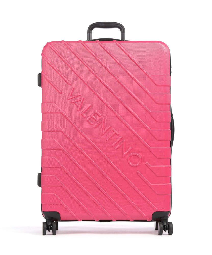 Valentino Bags Starlight Spinner (4 wheels) fuxia