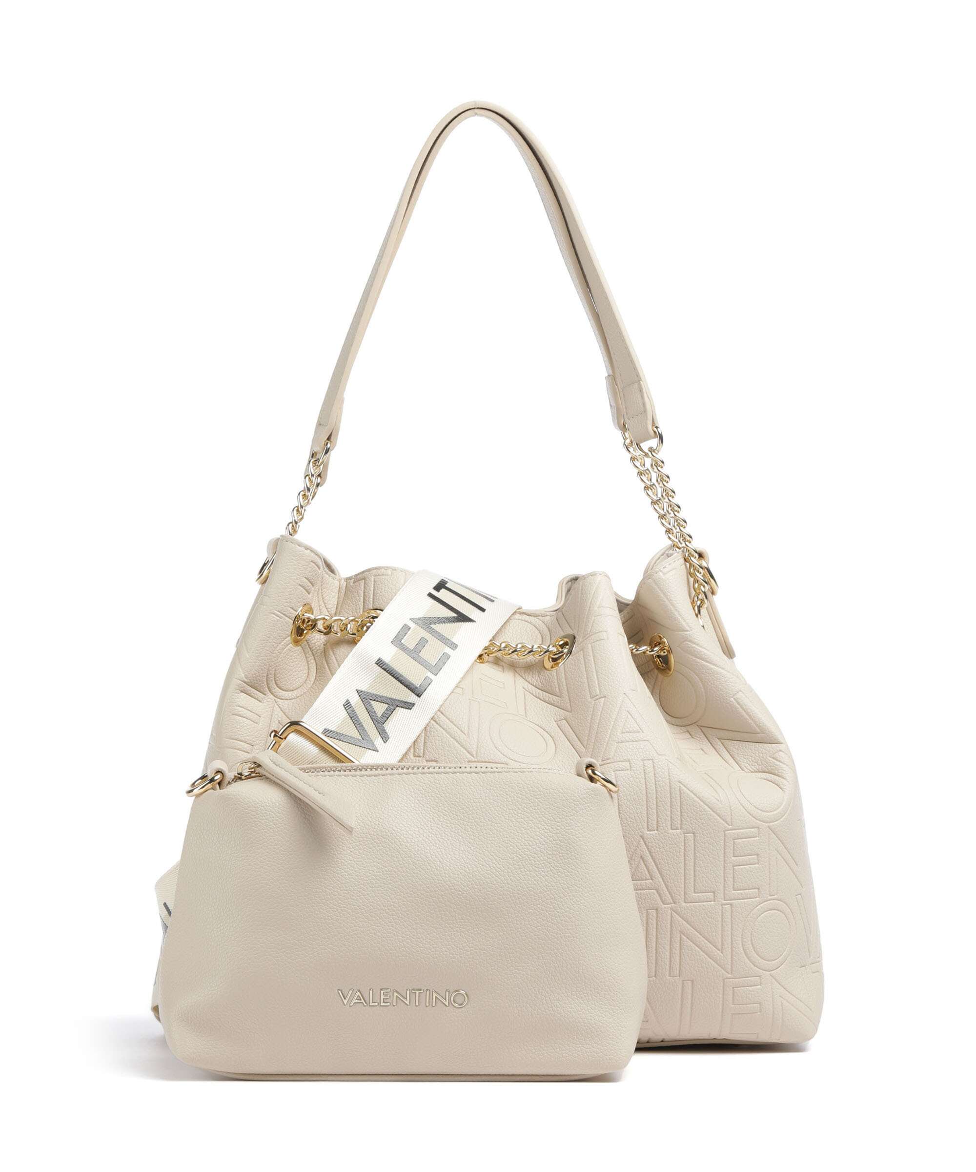 Valentino Bags Pansy Bucket bag ecru