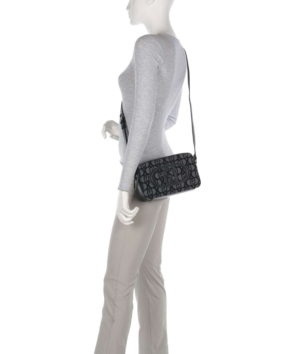 Liu Jo Rubino Crossbody bag jacquard nero