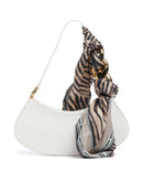 Just Cavalli Chain Foulard Schultertasche white