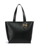 Just Cavalli Iconic Snakes Shopper black