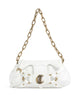 Just Cavalli Crossed Laces Borsa a spalla white