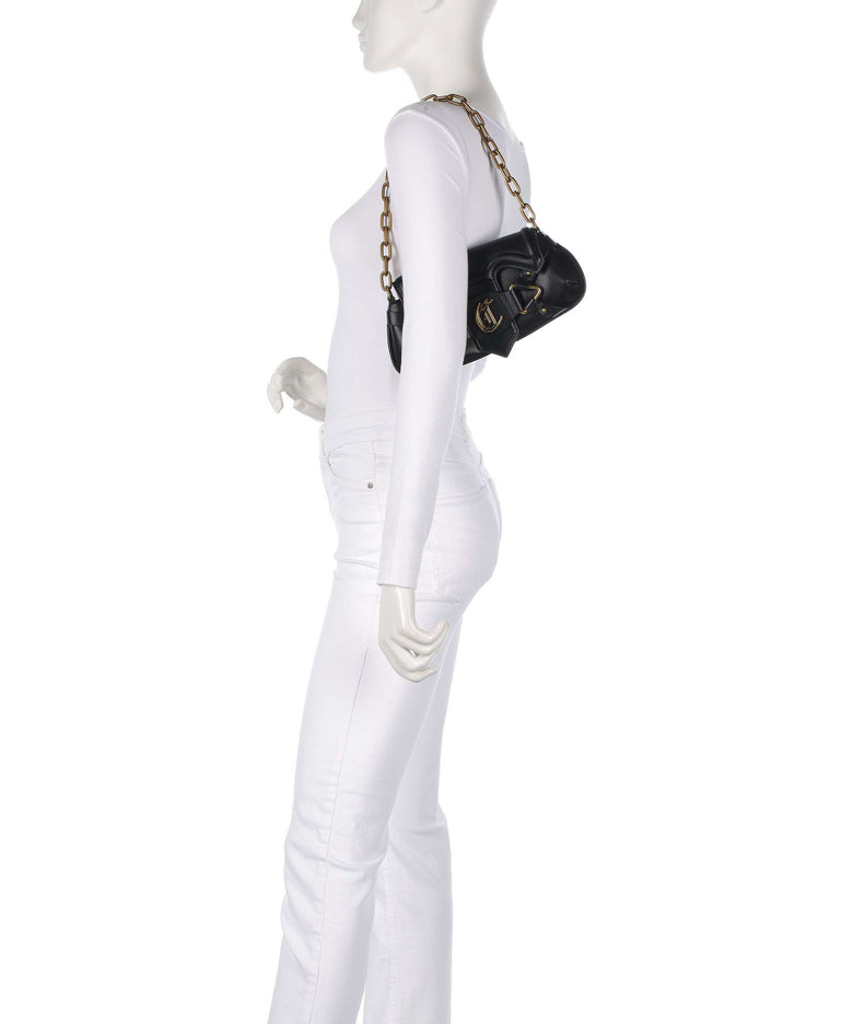 Just Cavalli Crossed Laces Shoulder bag black